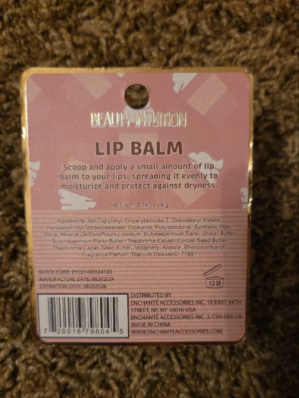 French Vanilla Coffee Lip Balm